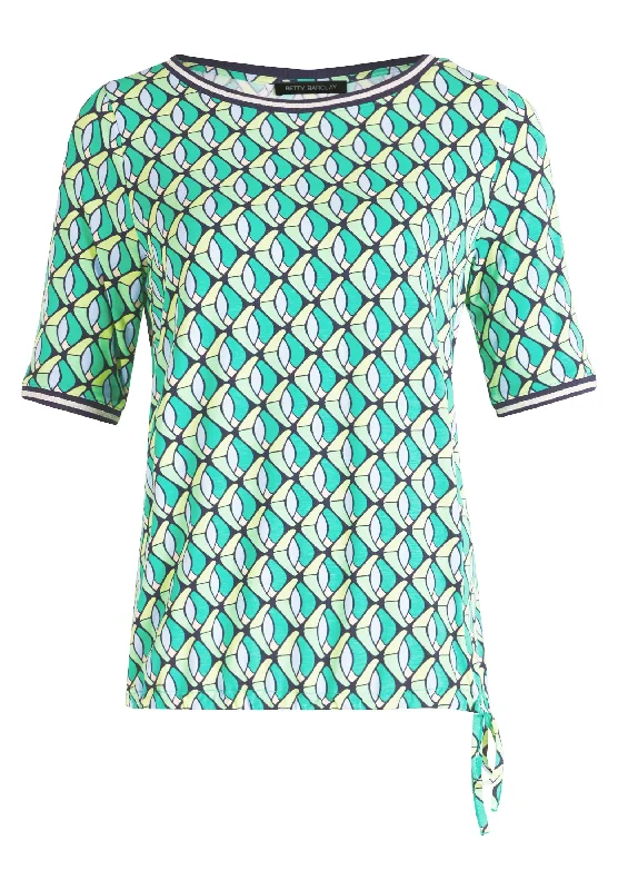 Casual-Shirt-- Polka Dot Checkered Tartan