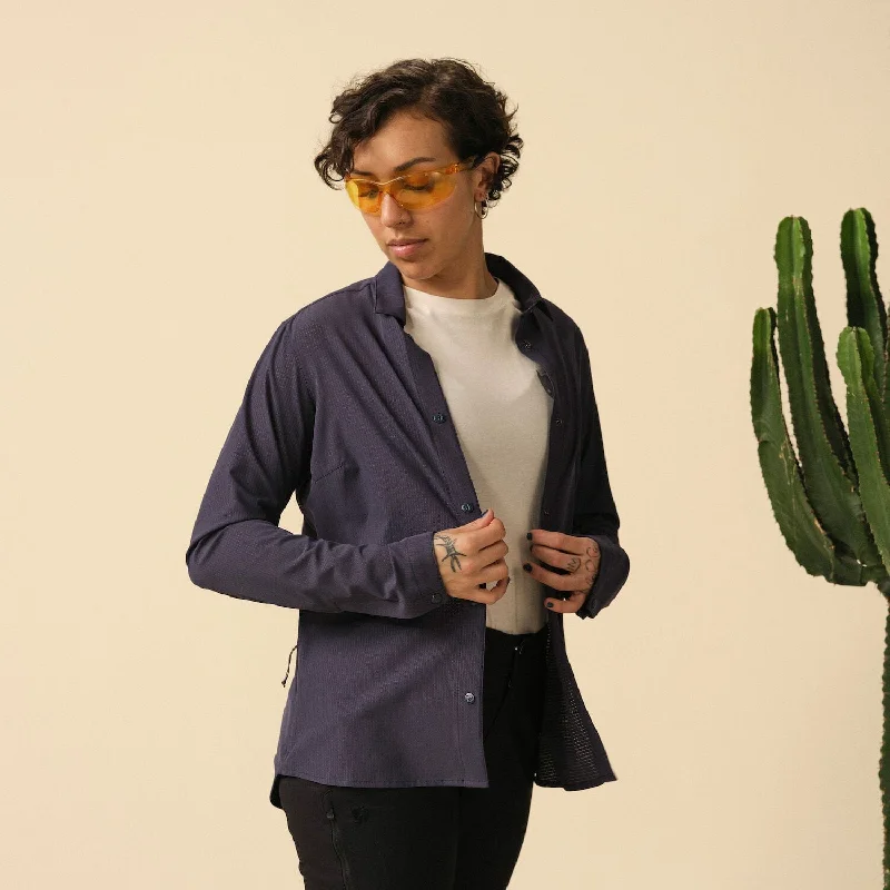 S/F Sun Shirt W-- Cashmere Blend Cotton Blend Poly Blend