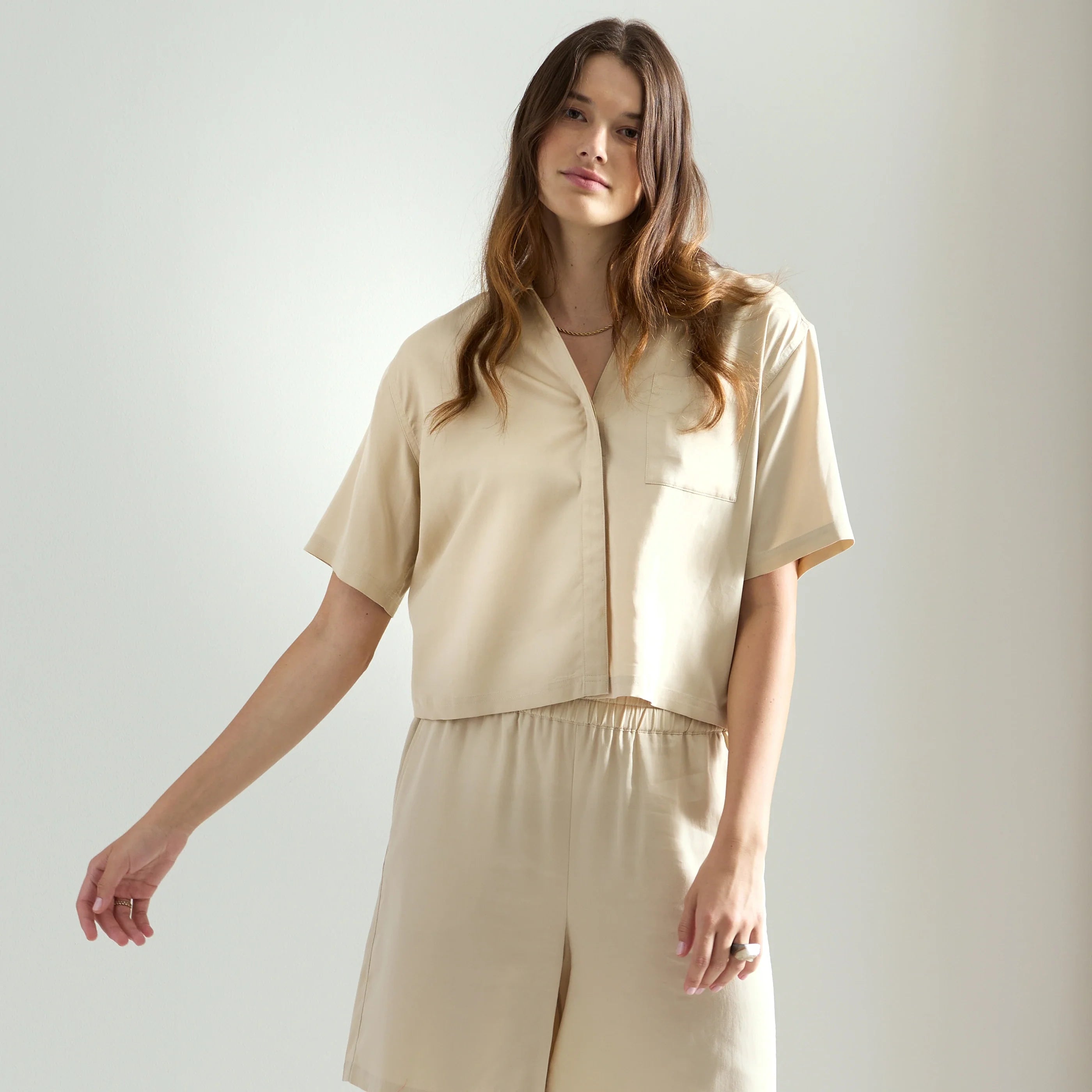 FineSlumber Short Sleeve Nightshirt-- Fashionable Trendy Casual