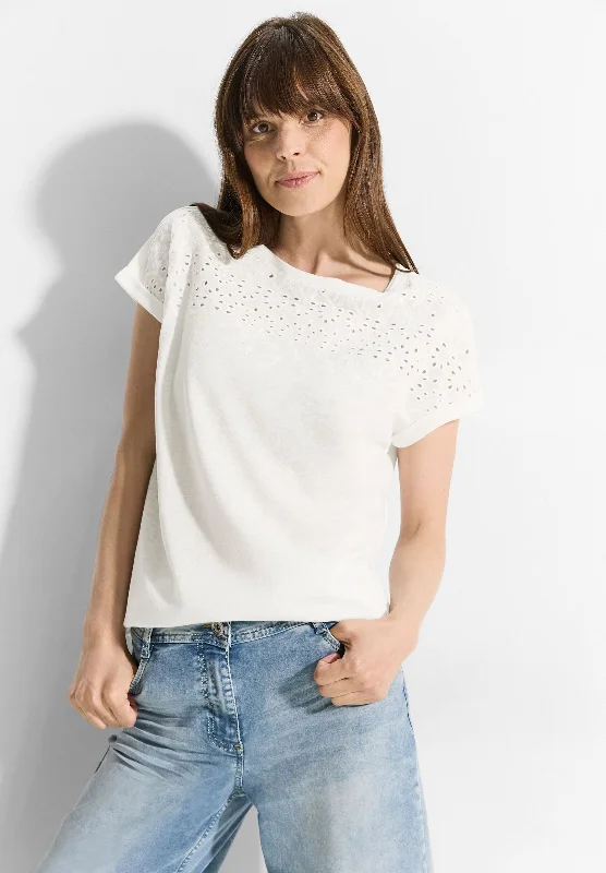 Sommer T-Shirt-- Hooded Caped Shawl Collar