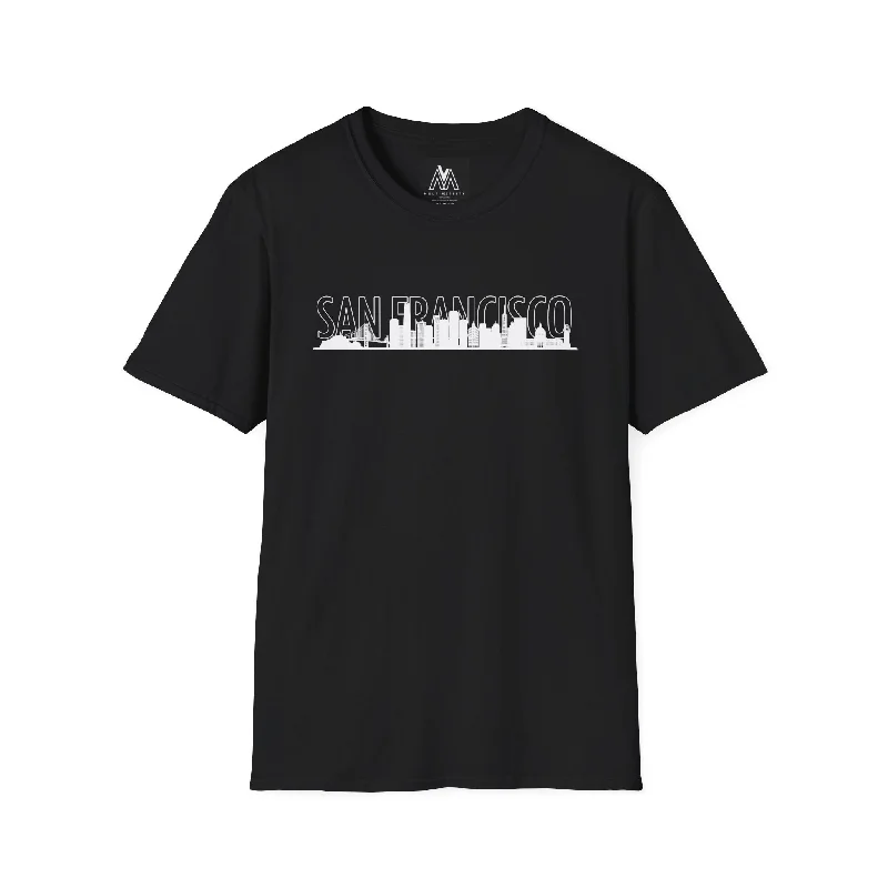 San Francisco T-shirt-- Asymmetrical Pockets Print