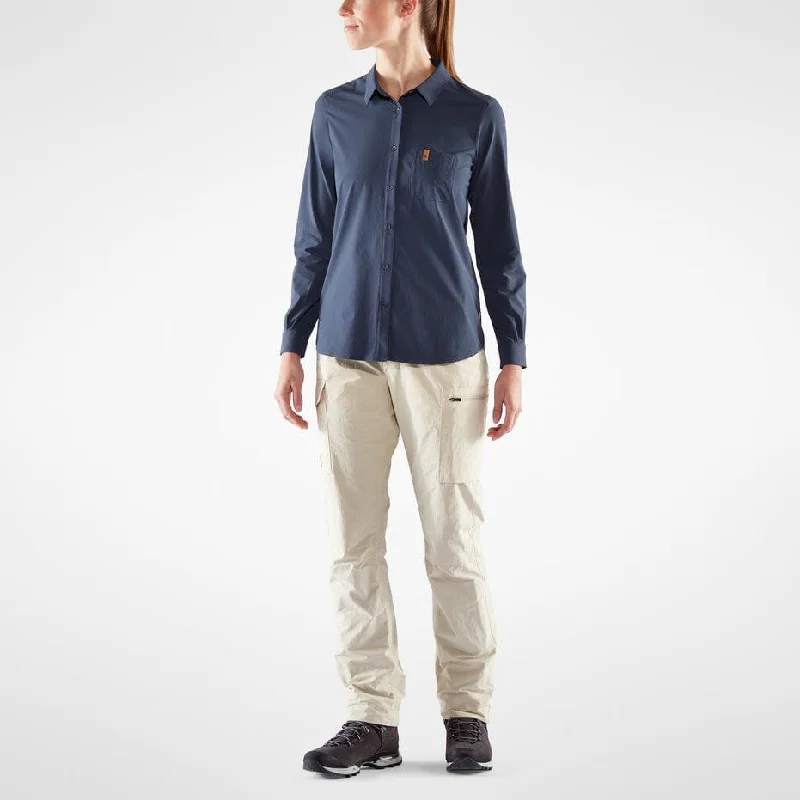 Övik Lite Shirt LS W-- Handmade Hand-knitted Hand-woven