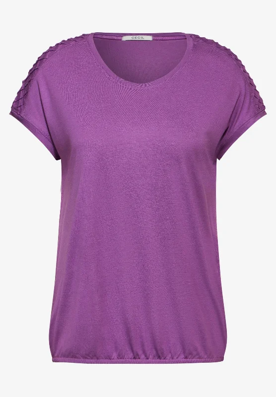 Dekoratives T-Shirt-- Chenille Blend Fleece Blend Nylon Blend