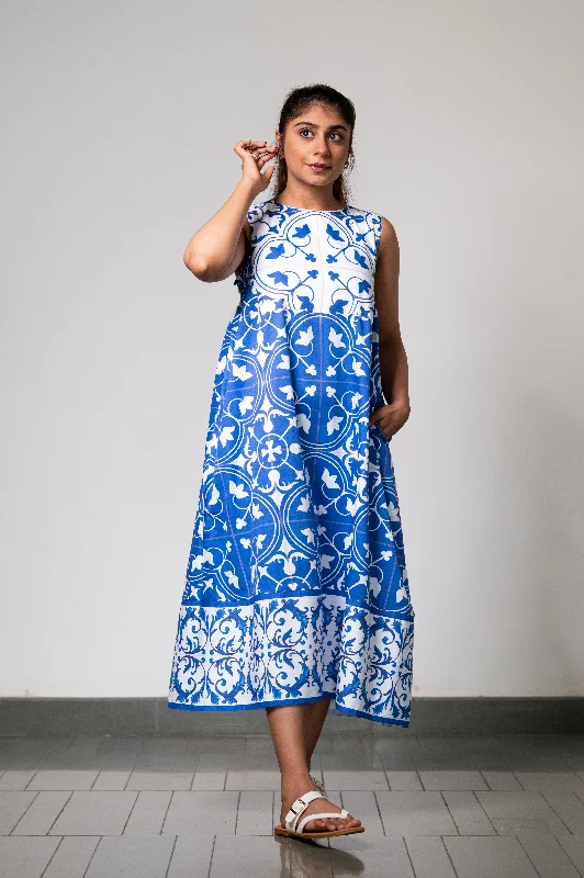 AZULEJOS ARTISTRY IN MOTION DRESS Tunics Stylish modern