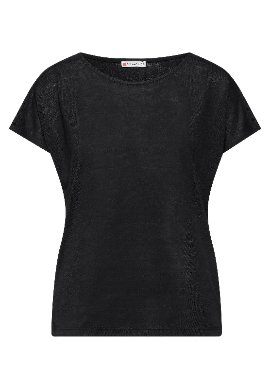 Leichtes T-Shirt-- Satin Blend Silk Blend Wool Blend