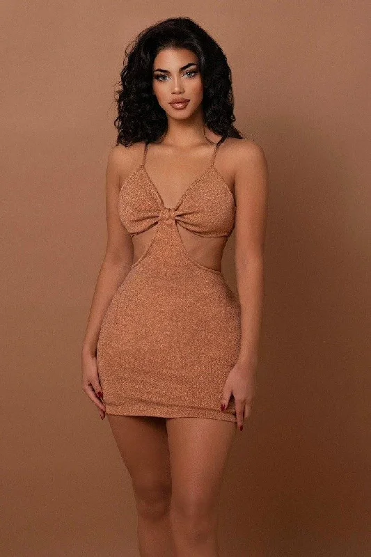 The Jadis Bandage Glitter Dress - SALE Tunics Practical easy-care
