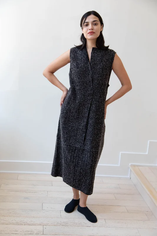 Boboutic | Canvas Lined With Love Dress in Black Mix Tunics Practical durable