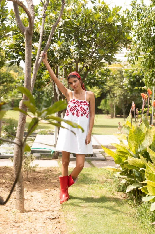 AMOEBA DRESS Boat Neckline Classic