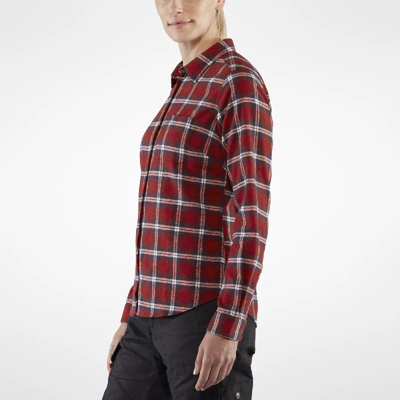 Övik Flannel Shirt W-- Ribbed T-Shirt High Neck Heavyweight