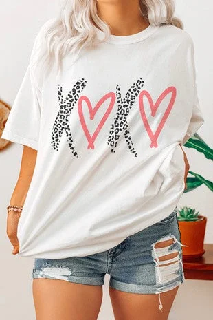 XOXO shirt-- Polka Dot Checkered Tartan
