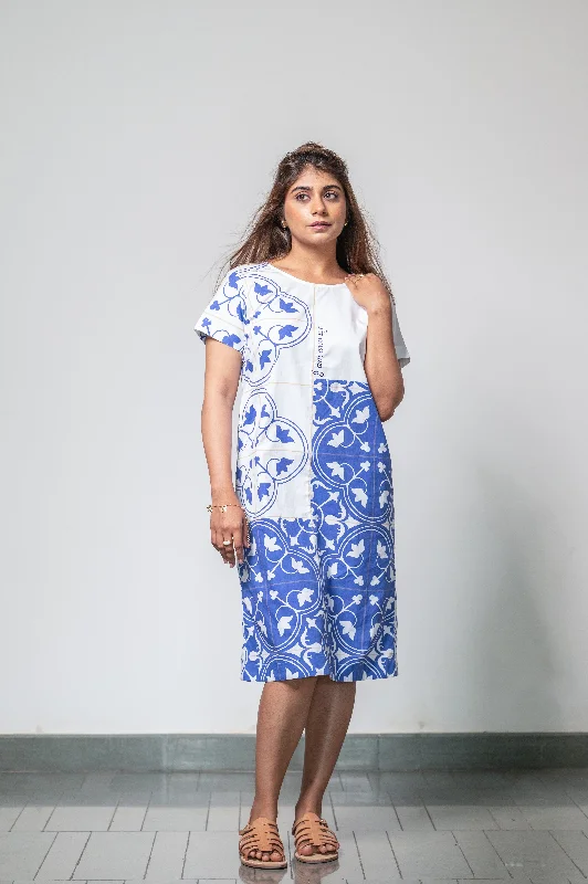 TILE TEASE DRESS Tunics Mesh breathable