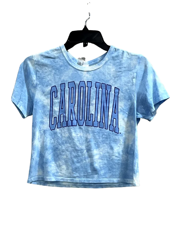 Women's Carolina Tie Dye Cropped T-shirt-- Anti-Pilling Machine Wash Handmade