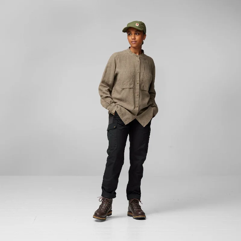 Övik Hemp Shirt LS W-- Satin Fabric Silk Fabric Chiffon Fabric