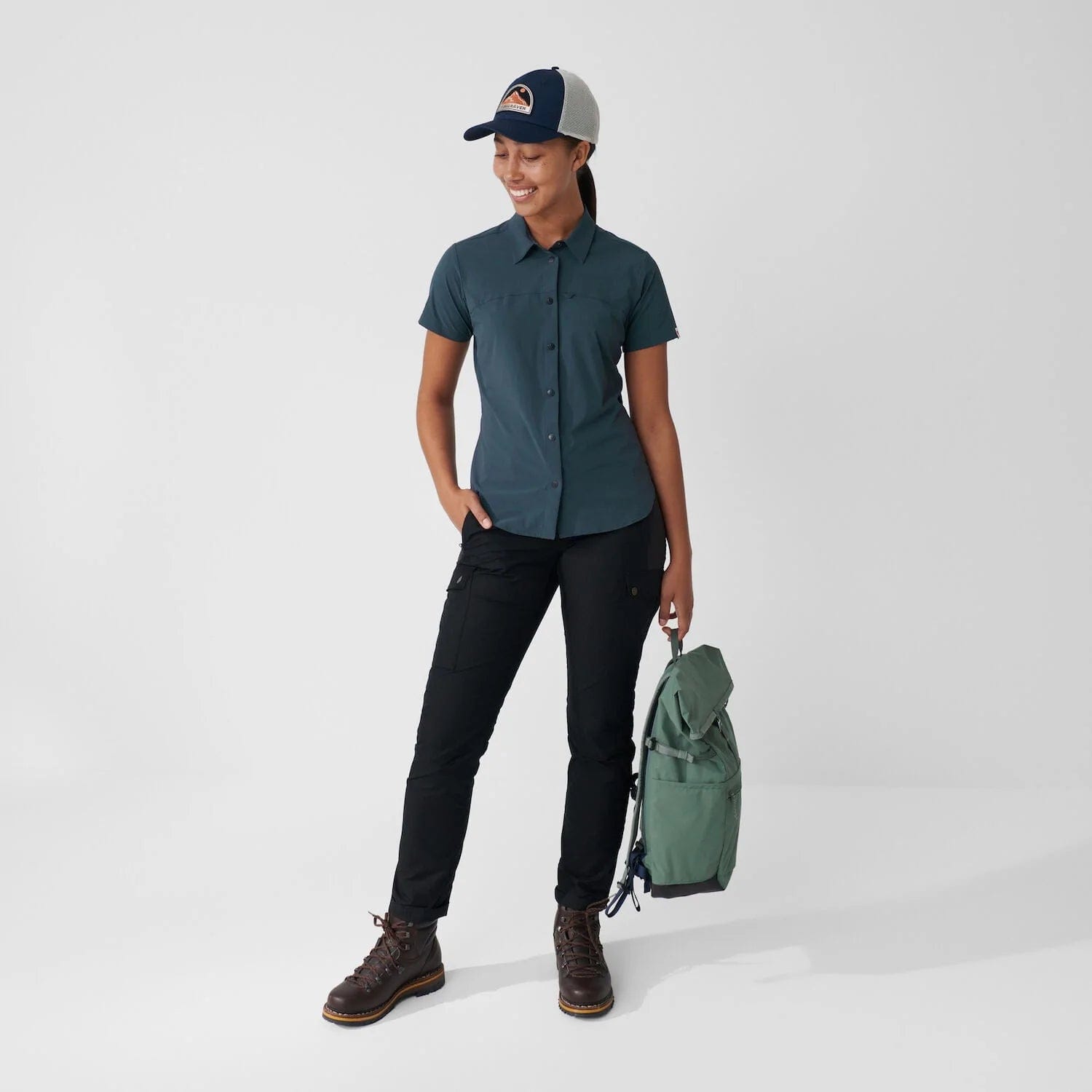 High Coast Lite Shirt SS W-- Cotton Fabric Linen Fabric Terry Fabric