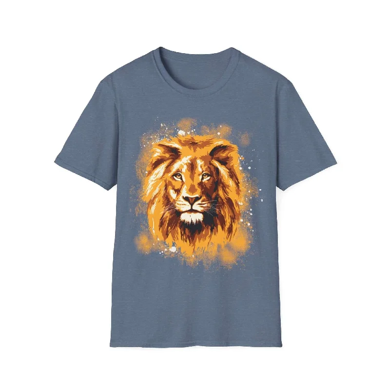 King of the Jungle Tshirt-- Real Fur Shearling Chenille