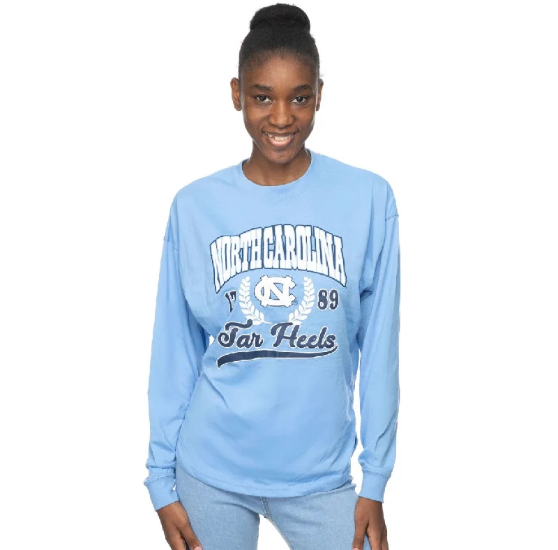 Women's North Carolina Tar Heels Long-Sleeved Shirt-- Cozy Warm Stylish