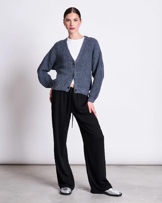 CHUNKY CARDIGAN LENA TURBULENCE GOTS Print Jacquard Patchwork