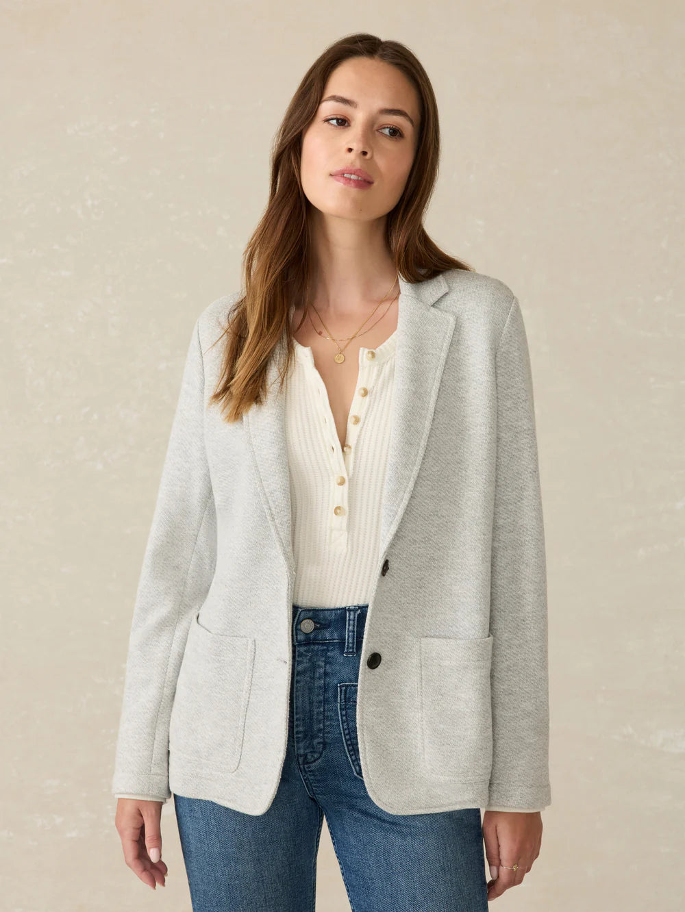 Inlet Knit Blazer Women's Boutique Suit