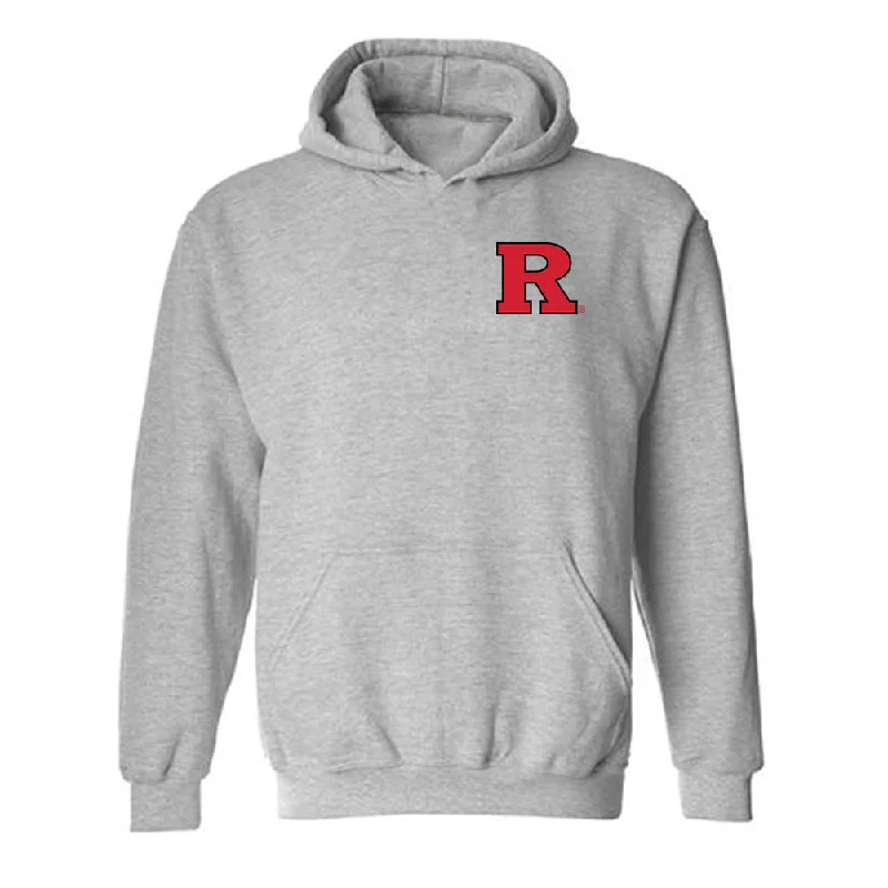 Rutgers - NCAA Women's Gymnastics : Donna Uhlenberg - Sport Shersey Hooded Sweatshirt Hoodie with Bell Sleeves Flared Feminine