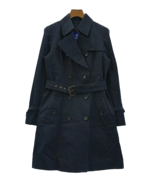 BLUE LABEL CRESTBRIDGE Trench coats Asymmetrical Collar Hooded Zippered