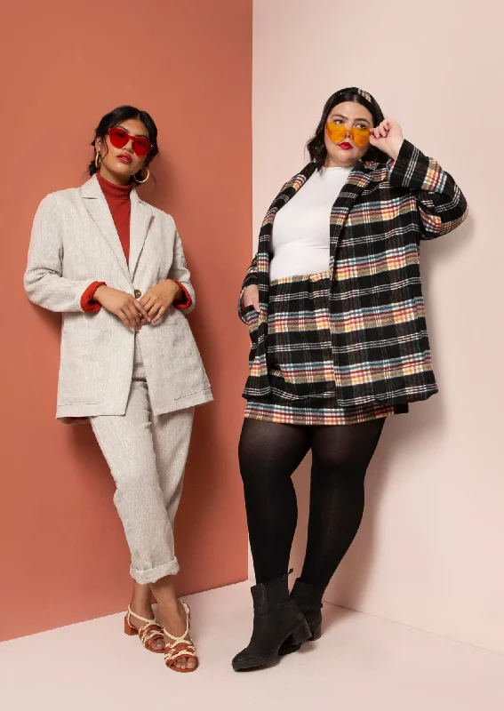 Friday Pattern Company - Heather Blazer Women's Trench Blazer