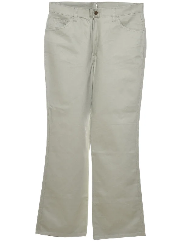Light Green Trousers - W34 L32 Trousers chic elegant