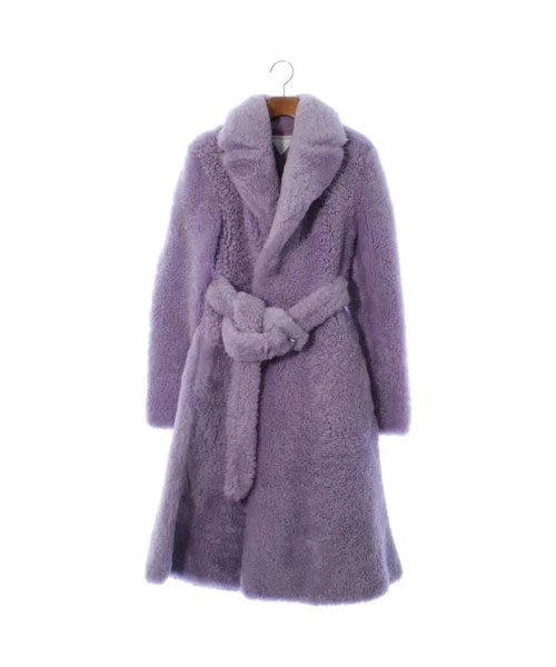 BOTTEGA VENETA Sheepskin coats Bodycon Sheath Shift