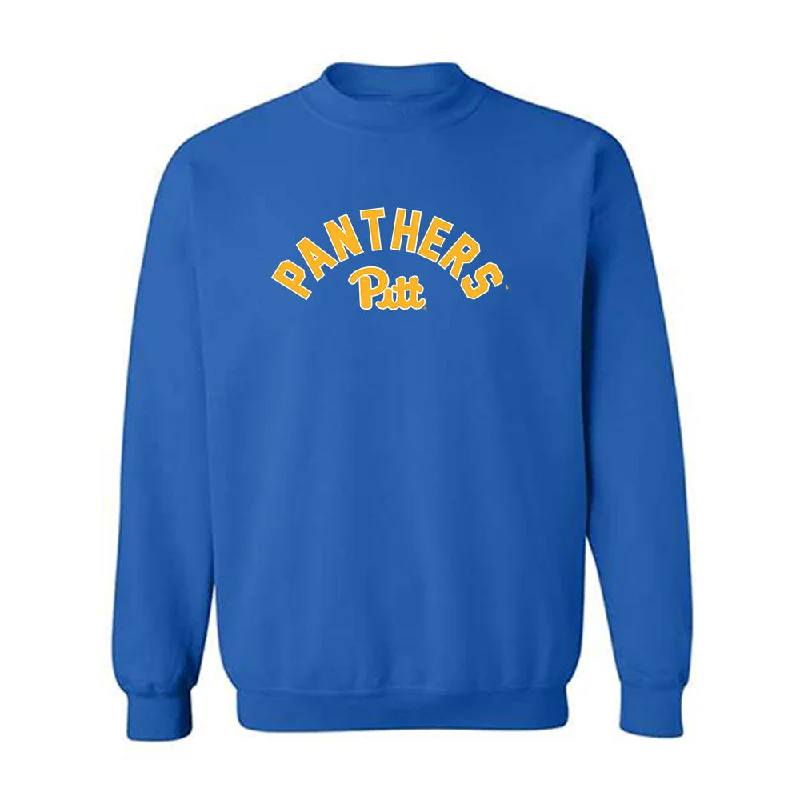 Pittsburgh - NCAA Women's Gymnastics : Kaylee Larson - Generic Shersey Crewneck Sweatshirt Hoodie with Belted Waist Structured Tailored