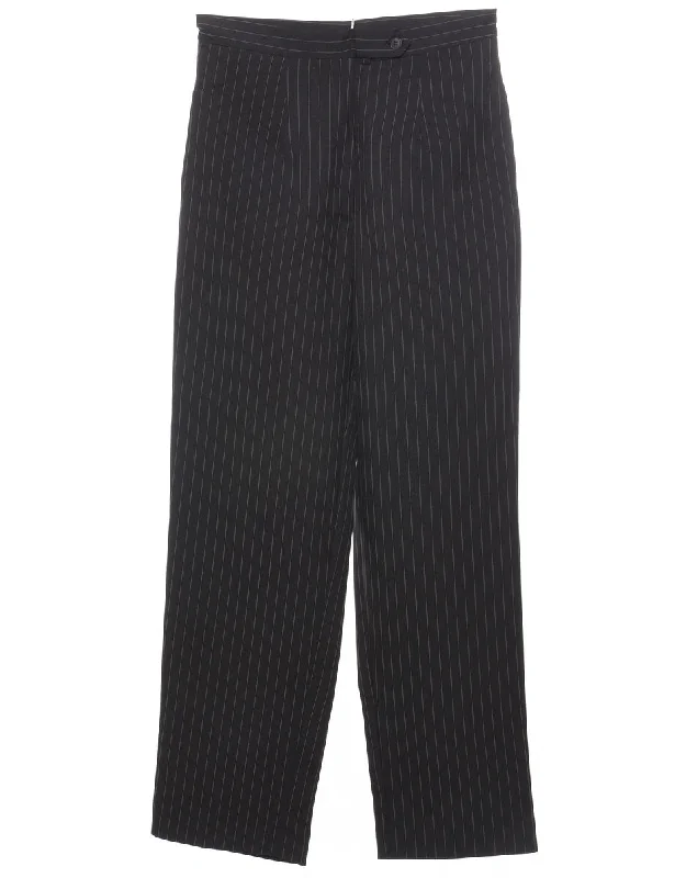 Striped Trousers - W30 L31 Trousers Flared Retro