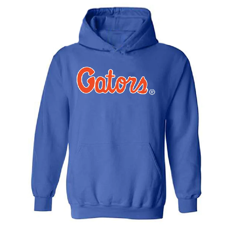 Florida - NCAA Women's Gymnastics : Lily Bruce - Generic Shersey Hooded Sweatshirt Hoodie with Reflective Safety Nightwear