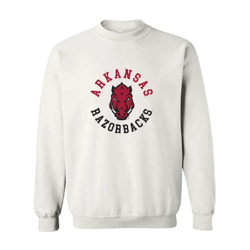 Arkansas - NCAA Women's Gymnastics : Jaleigh Lang - Generic Shersey Crewneck Sweatshirt Hoodie with Half-Zip Sporty Casual