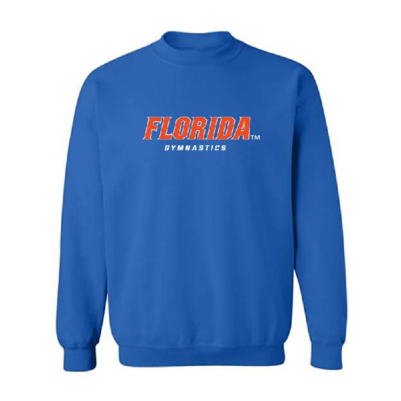 Florida - NCAA Women's Gymnastics : Lily Bruce - Replica Shersey Crewneck Sweatshirt Hoodie with Lining Warm Insulated