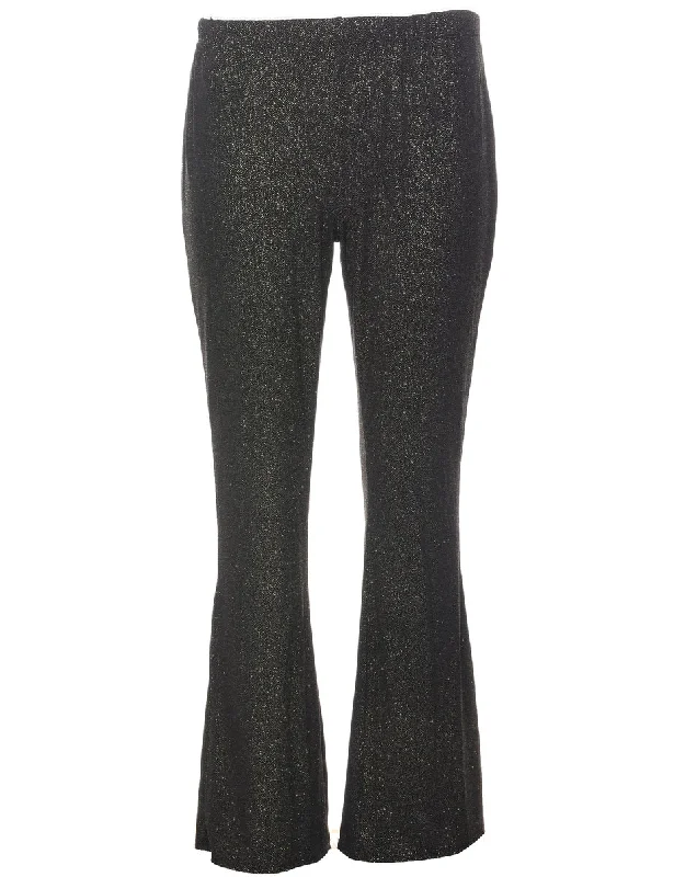 Flared Leg Trousers - W23 L28 Trousers Spring Floral