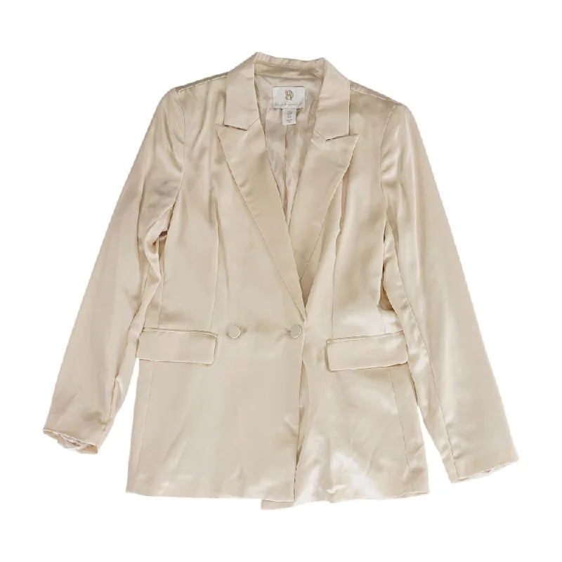 Ivory Solid Blazer Women's Radiation Jacket