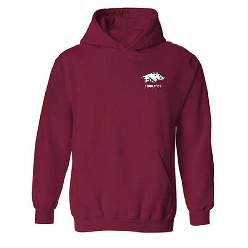 Arkansas - NCAA Women's Gymnastics : Grace Drexler - Classic Shersey Hooded Sweatshirt Hoodie with Mesh Breathable Sporty