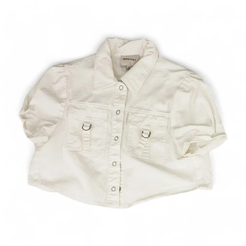 White Solid Blazer Women's Elegant Jacket