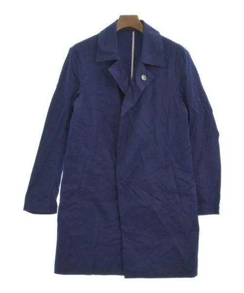 BLACK&BLUE Soutien collar coats Crew Neck V-Neck Boat Neck