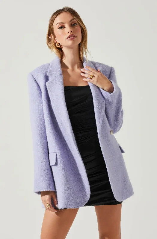 Kindra Wool Blazer Coat Women's Custom Jacket