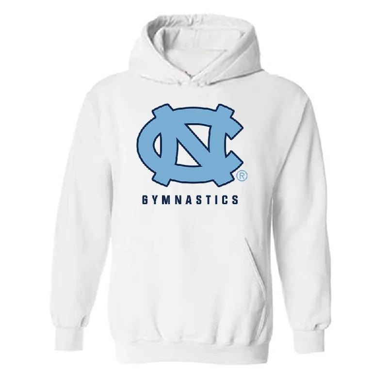 UNC - NCAA Women's Gymnastics : Molly Neinstein - Classic Shersey Hooded Sweatshirt Hoodie with Bell Sleeves Flared Feminine