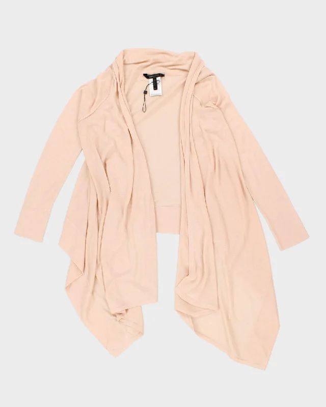 BCBG Max Azria Knit Silk Cashmere Cardigan - M/L Anti-Pilling Anti-Shrink Durable