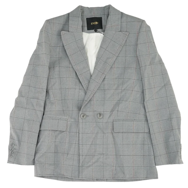 Gray Check Blazer Women's Premium Blazer