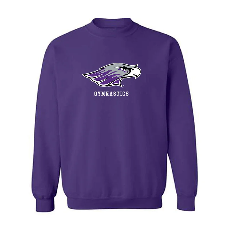 UW-Whitewater - NCAA Women's Gymnastics : Danielle Dudziak - Crewneck Sweatshirt Hoodie with Raw Hem Edgy Unfinished
