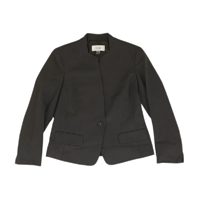 Gray Solid Blazer Women's Fashion Blazer