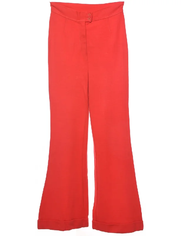 Flared Leg Trousers - W29 L32 Trousers Versatile Stylish