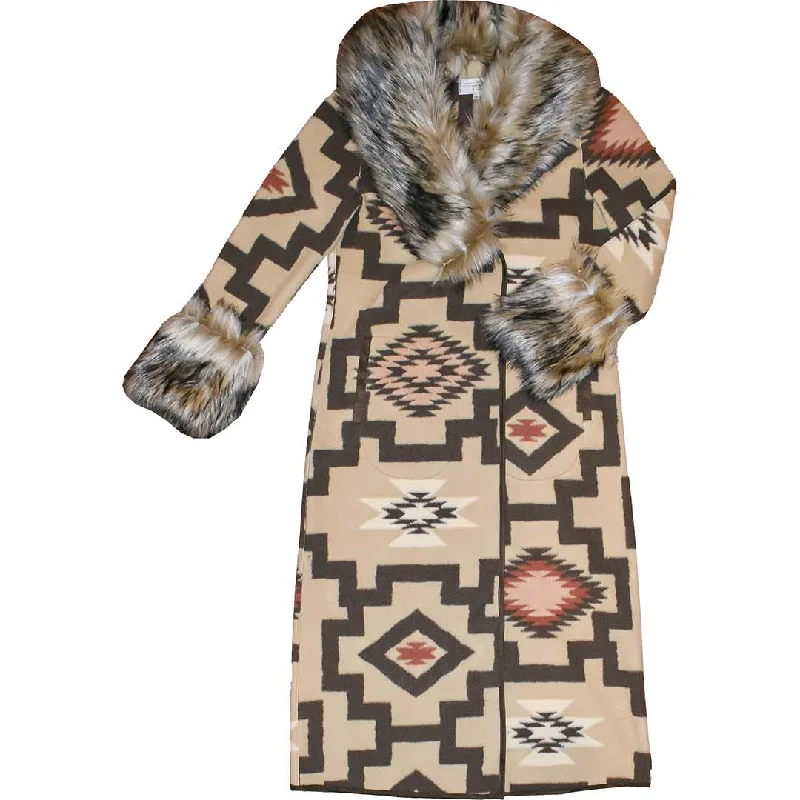Tasha Polizzi Women's Sedona Blanket Coat Anorak Windbreaker Fleece