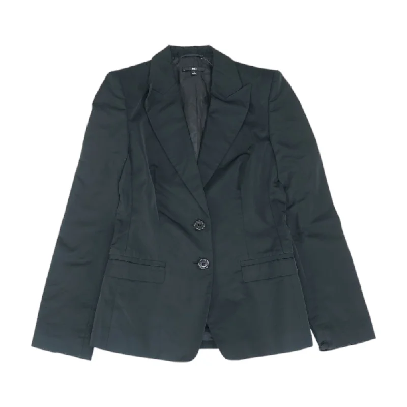 Black Solid Blazer Women's Classic Blazer