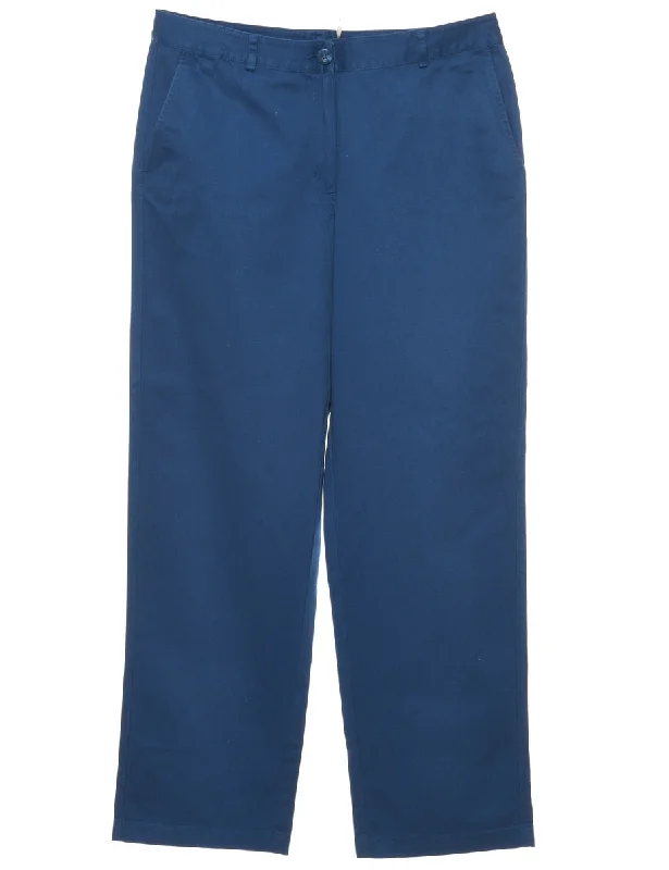 Blue Trousers - W32 L30 Trousers Mesh Breathable