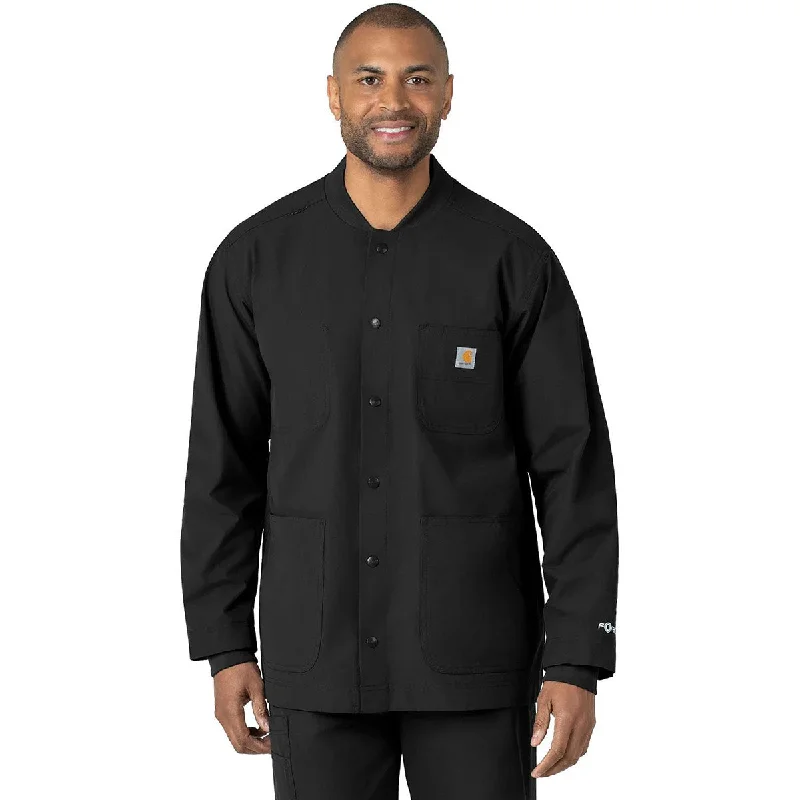 Carhartt Unisex Black Modern Fit FastDry Chore Coat Sleeveless Short Sleeve Long Sleeve