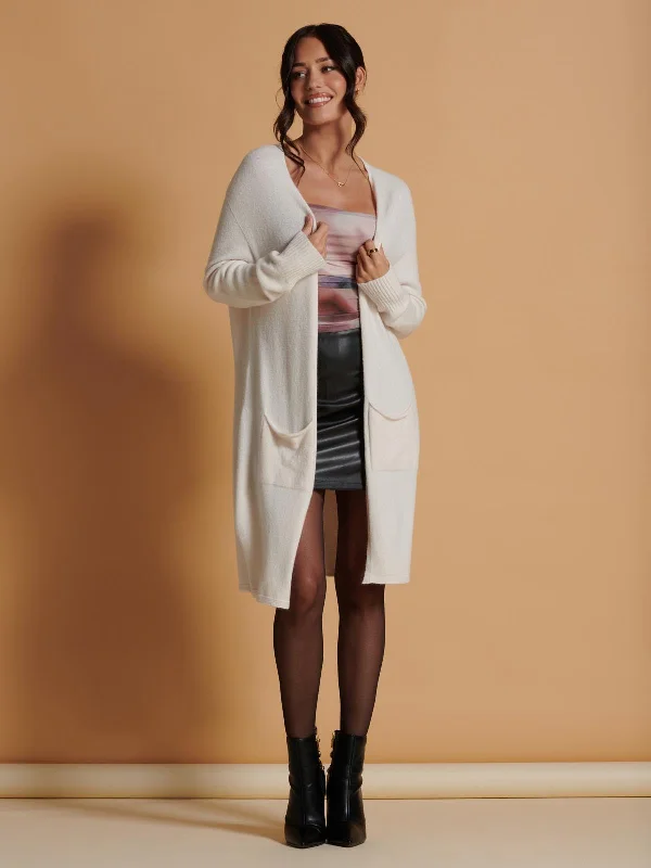 Longline Soft Knitted Cardigan, Calce Soft Cozy Warm