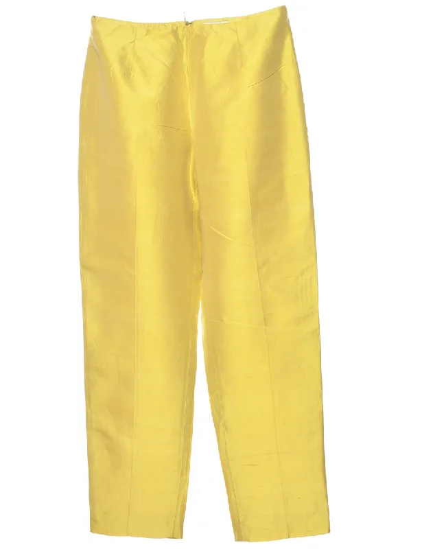 Green Trousers - W32 L31 Trousers fashionable chic
